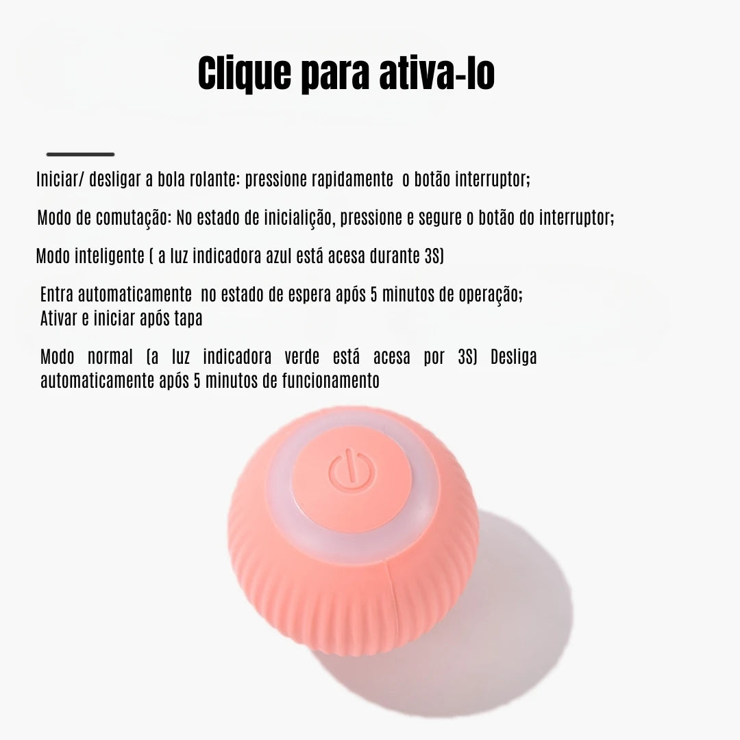 MagicCat Ball - Bola Brinquedo Pet - Sem ruidos