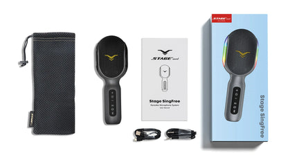 Microfone Karaokê 5 em 1 – Stage SingFree®