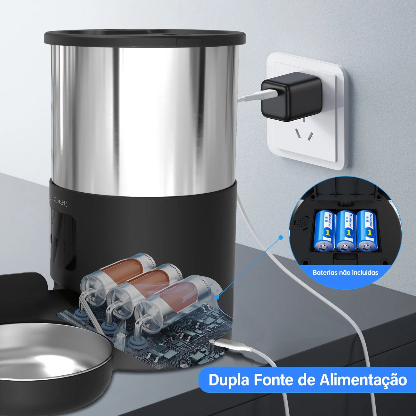 Comedouro Automático LifePet -  WiFi - SmartApp
