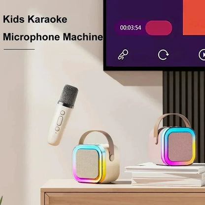 Microfone Bluetooth – Karaokê Portátil com Alto-falante