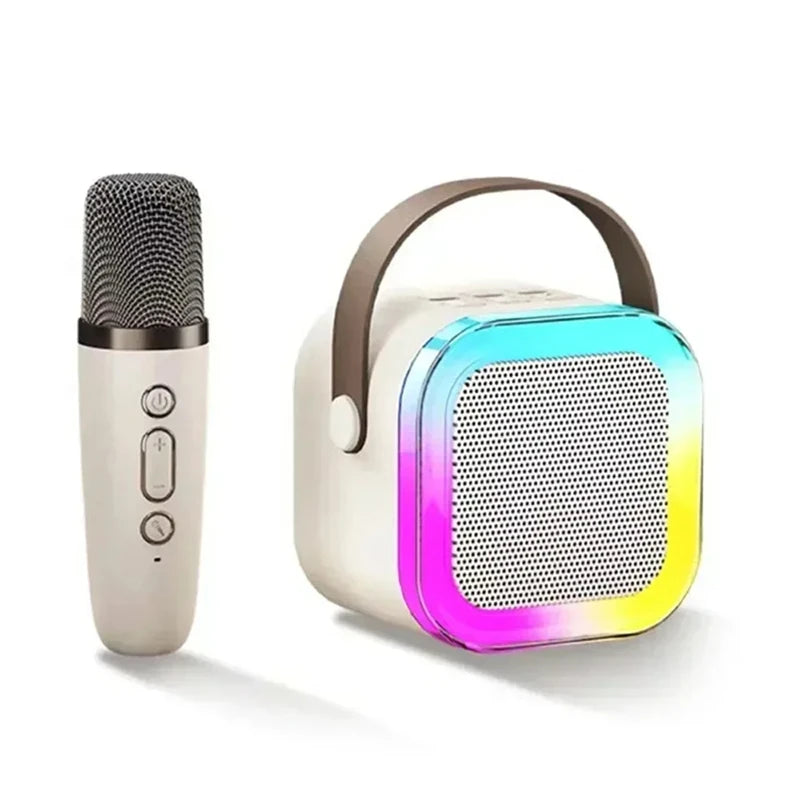 Microfone Bluetooth – Karaokê Portátil com Alto-falante