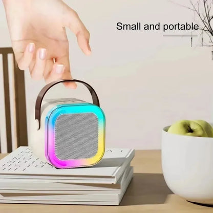 Microfone Bluetooth – Karaokê Portátil com Alto-falante