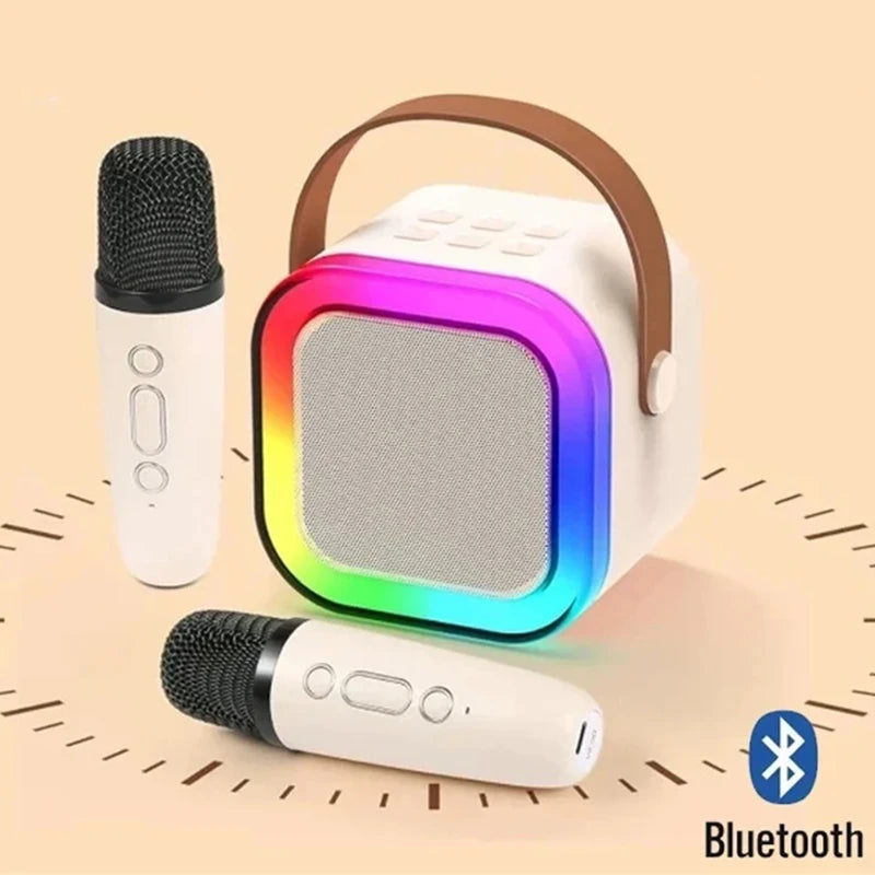 Microfone Bluetooth – Karaokê Portátil com Alto-falante