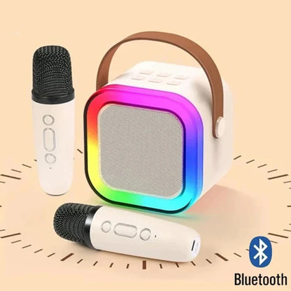 Microfone Bluetooth – Karaokê Portátil com Alto-falante