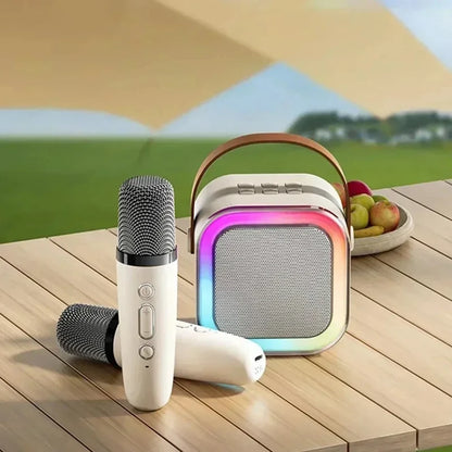 Microfone Bluetooth – Karaokê Portátil com Alto-falante