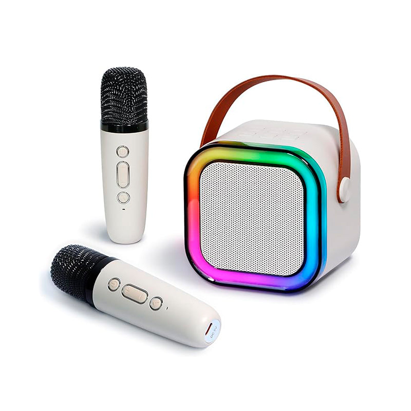 Microfone Bluetooth – Karaokê Portátil com Alto-falante